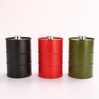 Vente en gros de fûts à bière personnalisés 500ml 750ml 1L, boîtes métalliques circulaires scellées pour bière, canettes métalliques, bouteilles métalliques