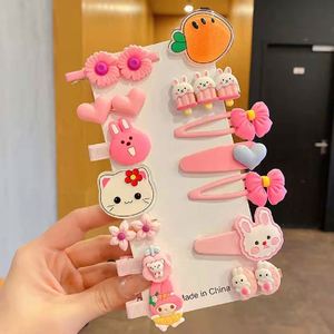 Schattige Cartoon Rand Clips Zoete Peuter Haarspelden Party School Gebruik Schattige Kinderen Plastic Haarspeldjes Voor Meisjes - Product Image 4