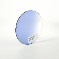 Vente en gros de lentilles polarisées en PC teintées dégradées de qualité supérieure 1.49/ 1.50 /1.61/1.67 avec revêtement AR personnalisé pour lunettes de soleil