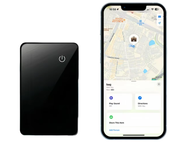 Portable Anti-Lost Tracker Find My Real Time Tracking Device for Find My App Smart Waterproof IP68 for Cars Card Finder