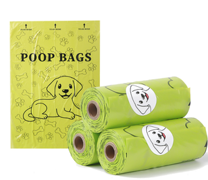 ถุงใส่อุจจาระสัตว์เลี้ยงย่อยสลายได้เป็นมิตรต่อสิ่งแวดล้อมทนทานย่อยสลายได้ถุงใส่มูลสุนัข - Product Image 1