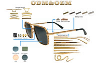Sifier Double Pont En Métal Cadre Nuances Lunettes Lunettes Lunettes De Soleil Mode Haute Qualité De Luxe Unisexe Lunettes De Soleil OEM ODM Fabricants