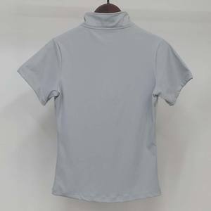 Miglior servizio da donna top equestri a manica corta <span class=keywords><strong>grigio</strong></span> rinoceronte camicie da equitazione a strati di Base altamente compressivi vestiti - Product Image 5