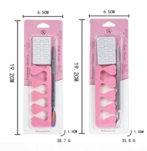 Poussoir à cuticules jetable avec papier abrasif, tampons de préparation, tampons de nettoyage des cuticules, autocollants, outil de soin des ongles pour nail art - Product Image 3