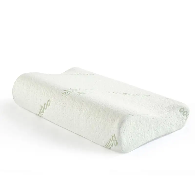 Benutzer definierte Bambus Kissen Memory Foam Flauschige Körper kissen für Erwachsene Kuschel ige große lange Bett kissen zum Schlafen mit Samt bezug