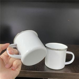 Tazas Esmaltadas Blancas para Sublimación, 11oz/12oz, Duraderas, para Camping y Uso en Exteriores - Product Image 4