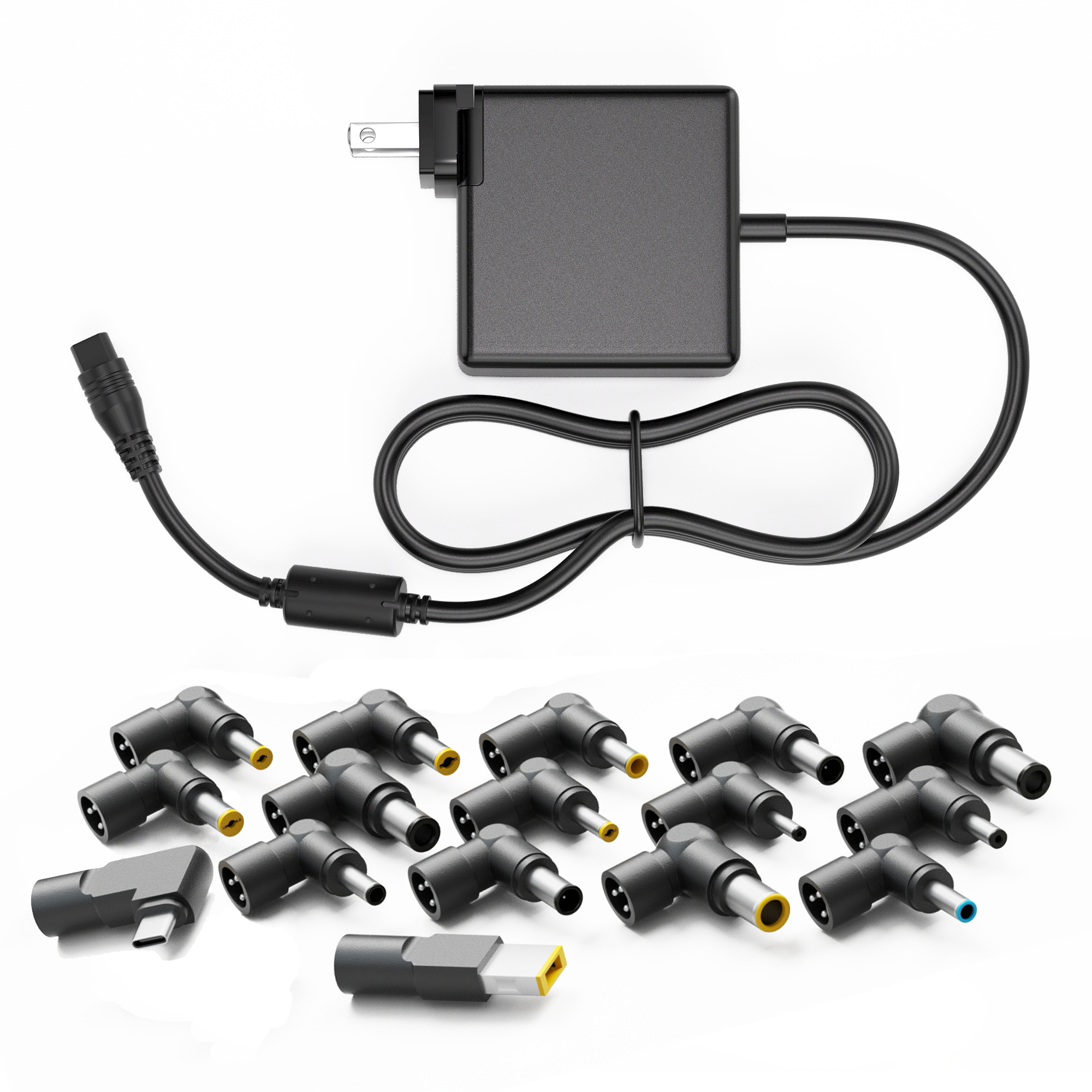 Ультратонкий Универсальный адаптер переменного тока 90 Вт, зарядное устройство 5-20 в для MacBook HP ASUS Lenovo Acer Dell Samsung Toshiba Sony компьютера