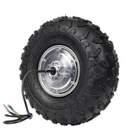 Moteur de moyeu avec frein électromagnétique Moteur à engrenages sans balais Moteur de moyeu 48v 500w pour robot agricole