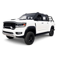 Camionnette électrique tout-terrain robuste à 4 roues motrices, moteur AC 4000W, benne longue de 4700 mm, véhicule utilitaire, vente directe d'usine
