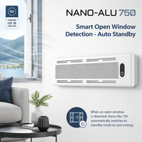 Radiateur Électrique Mince 42mm 1000W, Panneau Radiant en Graphène Haut de Gamme, Gain de Place, Choix du Designer, Homologué UKCA CE, 0dB