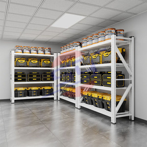 Регулируемые металлические стальные полки для хранения с порошковым покрытием, стойки для поддонов с защитой от коррозии - Product Image 6