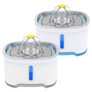 Fontanella per Gatti Elegante, Distributore d'Acqua Filtrata per Animali Domestici, Circolazione di Ossigeno, Flusso d'Acqua Aumentato, Abbeveratoio Elettrico - Product Image 1