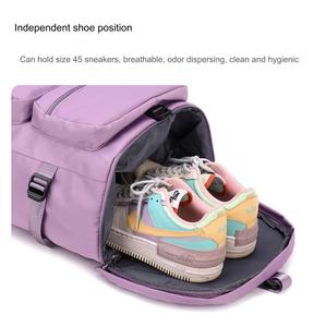 Nueva <span class=keywords><strong>mochila</strong></span> grande de nailon impermeable Unisex, equipaje de <span class=keywords><strong>cabina</strong></span> de moda para hombres y mujeres para senderismo, gimnasio, viaje, plegable, estilo de 50 bolsas - Product Image 5