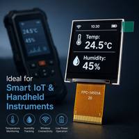 وحدة شاشة TFT LCD مربعة 1.4 بوصة 128×128 بكسل مع شريحة ST7735S وواجهة متوازية 20 دبوس، لوحة عرض صناعية من الدرجة A بديلة لـ TMK LED