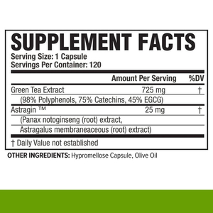 <span class=keywords><strong>Capsule</strong></span> brûle-graisses au thé vert et au guarana 100% naturel à base de plantes pures avec polyphénols pour la minceur - Product Image 2
