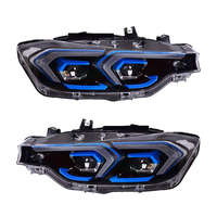 Phare Avant LED Haute Qualité YU GUANG pour BMW Série 3 F30 F31 LCI F35, Lentille Avant 2012-2019, Amélioration du Phare Avant