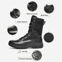 Bottes tactiques d'extérieur Yakeda, chaussures de randonnée en daim noir, bottes de combat pour hommes et femmes, bottes tactiques