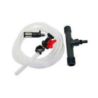 Injecteur d'engrais venturi en plastique avec ensemble d'aspiration pour l'irrigation agricole