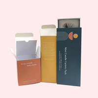 Top Fashion 3 pouces de haut cône thé chauffe-plat pas cher bougie boîte noir argent intelligent sort durable pliant papier gaufrage dossiers