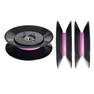 Alumina gốm cuộn dây cuộn dây hướng dẫn ròng rọc bánh xe Vòng bi lắp ráp con lăn cho thiết bị sản xuất cáp - Product Image 1