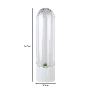 Gloway Refrigerator Herb and Spice Storage Transparent Jar <strong>Container</strong> Tools Herb Savor Pod for Keep <strong>Basil</strong> Mint Dill Freshness - Product Image 2