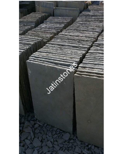 Dalles de pierre calcaire naturelle grise de Kurnool, qualité supérieure, carreaux de pierre calcaire polis pour les murs, les sols et les espaces extérieurs - Product Image 5