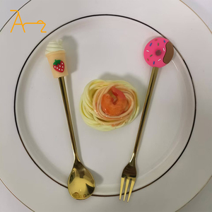 Juego <span class=keywords><strong>de</strong></span> Cuchara y Tenedor para Postre Navideño, Cuchara <span class=keywords><strong>de</strong></span> Muñeca Adorable, Tenedor <span class=keywords><strong>de</strong></span> Frutas y Pasteles <span class=keywords><strong>de</strong></span> Dibujos Animados, Juego <span class=keywords><strong>de</strong></span> Cuchara <span class=keywords><strong>de</strong></span> Café en Caja - Product Image 5