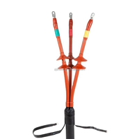 Kits de terminaison de câbles thermorétractables Shuangfeng 1KV étanches 1 ou 5 conducteurs, manchon thermorétractable pour câble d'isolation intérieur