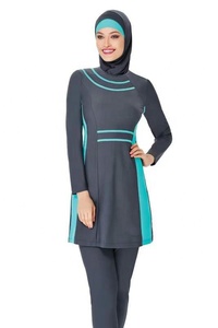 MOTIVE FORCE Full Body Covered Beach Sunscreen <strong>Swimsuit</strong> Plus Size Burkini Muslim <strong>Islamic</strong> Swimwear - Product Image 2