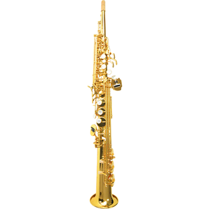 Saxophone soprano Bb laqué or, vente en gros d'usine - Product Image 2