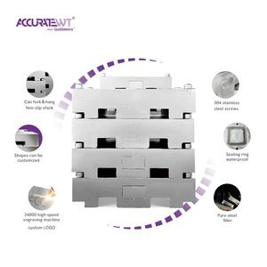 Wasserdichte stapelbare Gewichte F2 M1 500kg Stahl für die Kalibrierung von Hoch leistungs geräten Anpassbare Montage optionen - Product Image 5