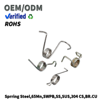 Ressorts de torsion/pression/extension en acier, capacité de charge de 90 lb, diamètre de fil de 0,4 mm, usage industriel, gaucher/droitier
