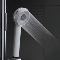 Pommeau de Douche ABS Style Moderne, Filtration Multi-Étapes, Élimination du Chlore, Nettoyage en Profondeur, Soin de la Peau, Têtes de Douche Filtrées pour Salle de Bain