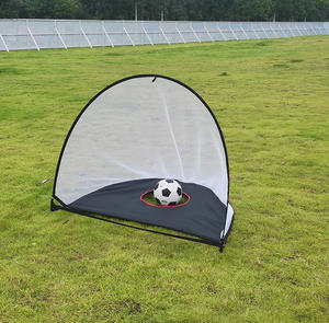 But de football pop-up à deux fonctions 4x3 pieds Équipement d'entraînement portable pour le football des enfants dans la cour ou le camping en plein air - Product Image 4