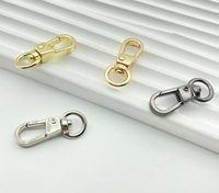 Meilleures ventes : Mousqueton à chaîne de 31 mm pour sacs, en alliage de zinc, pour la fabrication de bagages, accessoires métalliques en alliage, mousqueton.