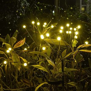 Decoración de jardín Luces de tierra Firefly Mini bolas Luces de jardín solares Impermeable Energía <span class=keywords><strong>solar</strong></span> Respetuoso con el medio ambiente 6/8/10 <span class=keywords><strong>Luz</strong></span> <span class=keywords><strong>solar</strong></span> led - Product Image 6
