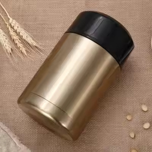 Bocaux isothermes à double paroi en acier inoxydable de 1 L grande capacité pour soupes et plats mijotés – Contenant alimentaire thermos - Product Image 2