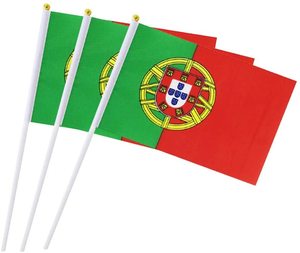 Drapeau imprimé 3x5 pieds en polyester 100% avec en-tête en toile, double couture, nouveau stock en gros, Portugal, <span class=keywords><strong>portugais</strong></span> - Product Image 3