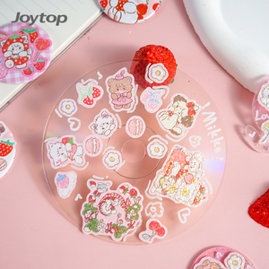 Joytop OD 500083 vente en gros <span class=keywords><strong>Mikko</strong></span> chérie fraise CD boîte autocollant ensemble carte décorative bricolage papeterie enfants jouet - Product Image 5