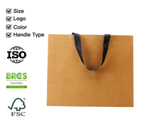 Sacs en papier kraft biodégradables personnalisés, écologiques, durables, réutilisables, pour emballages cadeaux et shopping, avec votre logo.