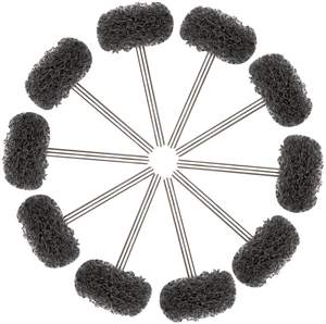 Vibratite 1 pouce Noir Ruote Abrasif, Roues de Polissage <span class=keywords><strong>300</strong></span> Grit pour Outils Rotatifs Proxxon <span class=keywords><strong>Dremel</strong></span>-1/8" - Product Image 3