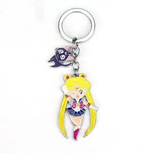 2020 Sailor Moon kawaii cartoon keychain accessories for bag's pendants