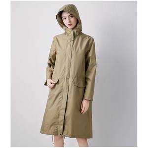Cape imperméable longue en nylon pour femmes la plus vendue pour la marche en Corée et au Japon - Product Image 1