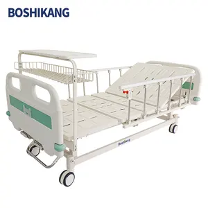 2 Function Medical Nursing Hospital Beds For Sale With Folding Rocking Bar For Patient