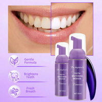 2025 nouvelle conception élimination du tartre violet blanchissant une haleine fraîche dentifrice Anti-jaunissement