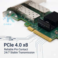 Adaptateur Ethernet filaire 2 ports SFP28 25GbE PCI Express 4.0x8 Mellanox CX-6 Lx MCX631102AS-ADAT pour serveur
