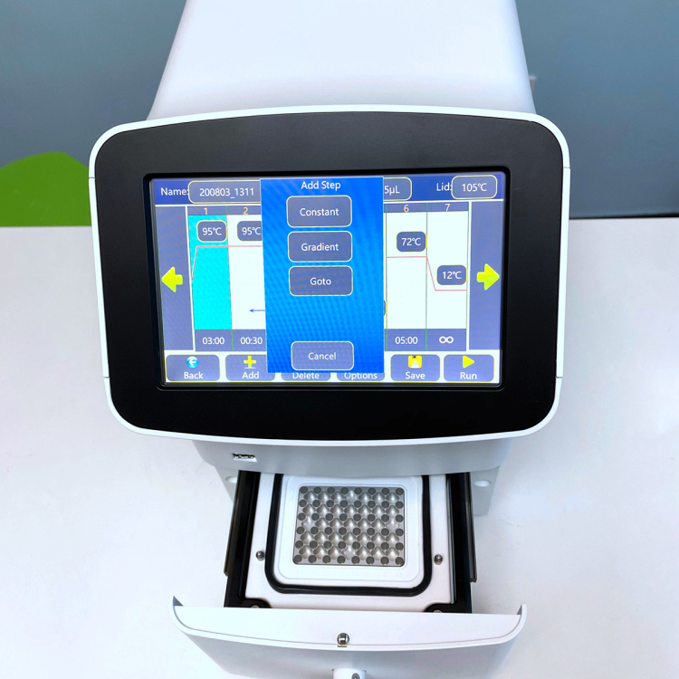 Sistema Rt Pcr Hisopo Prueba de Antígeno Prueba de ADN Ciclador Térmico Pcr Rápido Máquina de Tiempo Real