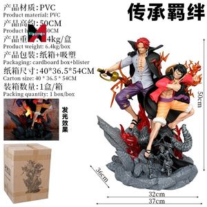 <span class=keywords><strong>One</strong></span> Pieced <span class=keywords><strong>Luffy</strong></span> <span class=keywords><strong>et</strong></span> Red Hair <span class=keywords><strong>Shanks</strong></span> Bond Legacy Anime Statue Figure Model - Product Image 2