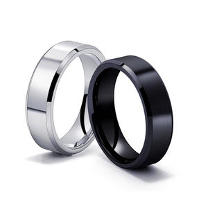 Articoli di fornitura diretta in fabbrica disegno diagonale anello in acciaio inossidabile Precess <span class=keywords><strong>per</strong></span> donna uomo gioielleria raffinata articoli sfusi all'ingrosso - Product Image 5