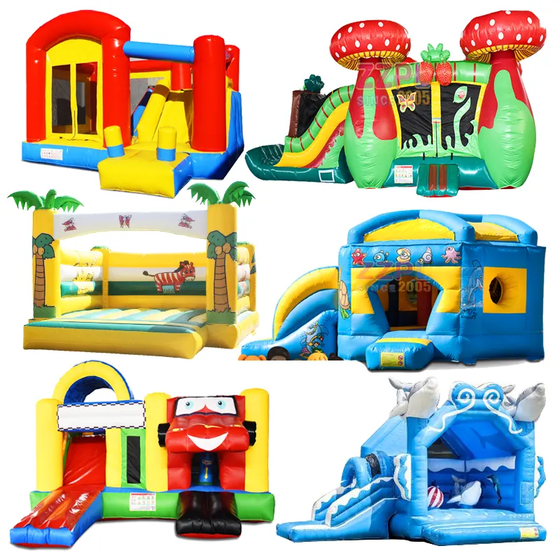 Commerciale bambini parco giochi ostacolo slittino gonfiabile gonfiabile scivolo d'acqua combo casa di rimbalzo castello gonfiabile